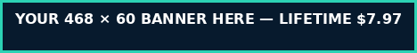 Advertise a 468 by 60 banner